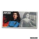  アンティークコイン コイン 金貨 銀貨  2019 Niue 5 gram Silver $1 Note Star Trek Deanna Troi - SKU#201234