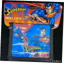 新品 DC スーパーマン ブルー 二つ折り財布New DC Superman Blue Bifold Wallet