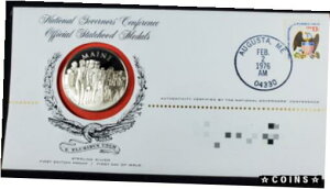 全米知事会議公式州勲章 - メイン州 (1) .925 勲章National Governor's Conference Official Statehood Medal - Maine (1) .925 Medal