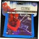 新品 マーベル スパイダーマン 3 ブルー 二つ折り財布New Marvel Spider-man 3 Blue Bifold Wallet