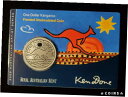 【極美品/品質保証書付】 アンティークコイン コイン 金貨 銀貨 送料無料 2009 Australian 1 Frosted UNC Kangaroo Series Coin Ken Done Artist Series