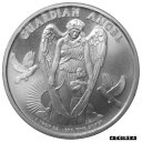 【極美品/品質保証書付】 アンティークコイン コイン 金貨 銀貨 [送料無料] 2017 Angel Series Niue $1 Guardian Angel 1 oz .999 Silver Round BU Coin