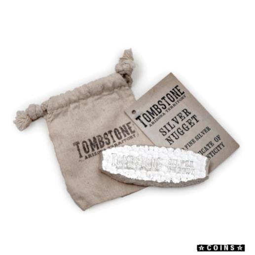 ڶ/ʼݾڽա ƥ    [̵] Tombstone 10 oz .999 Silver Limited Nugget USA Made AG-47 Bar W/Mint Bag &COA