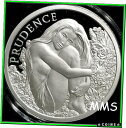  アンティークコイン コイン 金貨 銀貨  2019 1oz Prudence Proof Silver Shield MiniMintage Cardinal Virtue Series #1