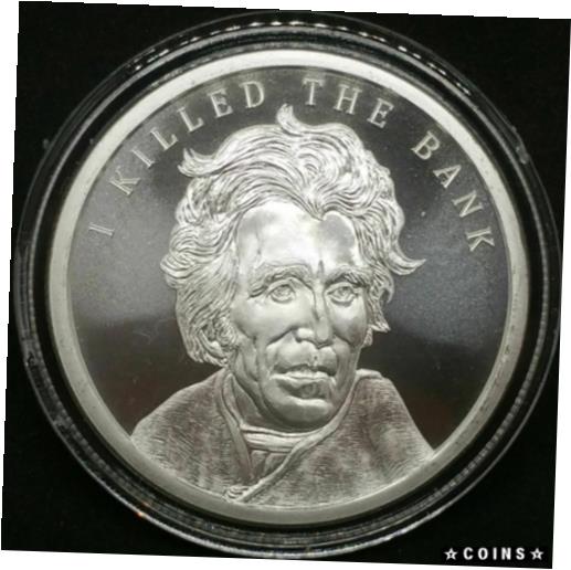 ڶ/ʼݾڽա ƥ    [̵] 2018 1oz Andrew Jackson Silver BU Silver Shield President Series #7 Hard To Find