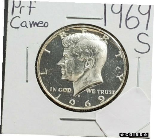 ڶ/ʼݾڽա ƥ    [̵] 1969 s Kennedy 40% Silver Half Dollar Coin Choice Cameo Proof