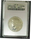 yɔi/iۏ؏tz AeB[NRC RC   [] 1968 S Kennedy Half Dollar Proof ANACS PF64 DDR-005 DMR-9 Variety Double Die REV