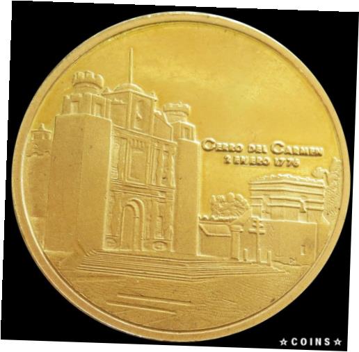  アンティークコイン コイン 金貨 銀貨  1976 GOLD GUATEMALA 27.8 GRAM CERRITO DEL CARMEN 200th ANNIV CATHOLIC HERMITAGE