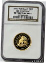 1995 P ゴールド オーストラリア 300 鋳造 $50 レッド カンガルー コイン NGC プルーフ 70 ウルトラ カメオ1995 P GOLD AUS...