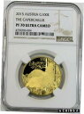  アンティークコイン コイン 金貨 銀貨  2015 GOLD AUSTRIA 100 EURO THE CAPERCAILLIE NGC PROOF 70 ULTRA CAMEO
