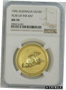 1996 ゴールド オーストラリア 1オンス NGC ミントステート 70 旧暦年 $1001996 GOLD AUSTRALIA 1oz NGC MINT S...