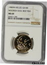 yɔi/iۏ؏tz AeB[NRC RC   [] 1980 FM Belize Moorish Idol Reef Fish Gold $100 MS 69 NGC