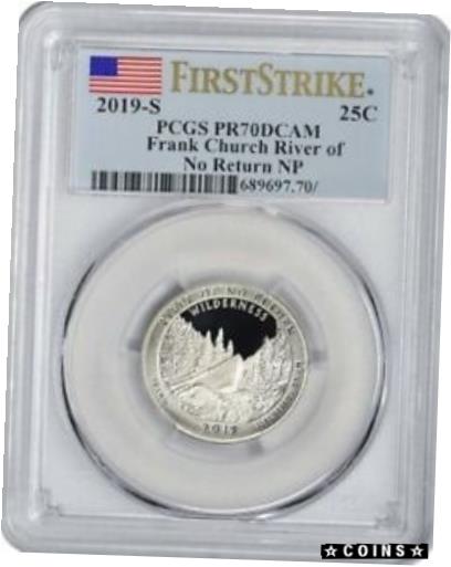 ڶ/ʼݾڽա ƥ    [̵] 2019-S FRANK CHURCH RIVER OF NO RETURN 25c CLAD FIRST STRIKE PCGS PR70DCAM