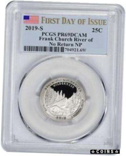 ڶ/ʼݾڽա ƥ    [̵] 2019-S FRANK CHURCH RIVER OF NO RETURN 25c CLAD PCGS PR69DCAM FIRST DAY OF ISSUE