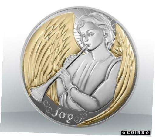 ڶ/ʼݾڽա ƥ    [̵] Niue 2015 $2 Heavenly Joy Angel Proof Like 40g 1,28 Oz Silver Coin