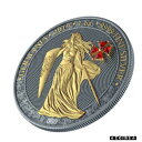 ゲルマニア 2019 5 マーク GERMANIA レッド ダイヤモンド クロス 1 オンス シルバー コイン 500 枚のみGermania 2019 5 Mark GERMANIA Red Diamond Cross 1 Oz Silver Coin only 500
