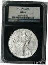 yɔi/iۏ؏tz AeB[NRC RC   [] 2012 Silver Eagle $1 MS 69 NGC *Black Retro Slab* 25th Anniversary