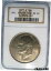 ڶ/ʼݾڽա ƥ    [̵] 1971 D Eisenhower Dollar IKE NGC MS 65 Strike Thru Struck Through Mint Error