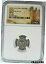 ڶ/ʼݾڽա ƥ    [̵] Enrico III NGC AU 58 Lucca Silver Denier Knights Templar Italy Holy Crusader