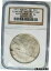 ڶ/ʼݾڽա ƥ    [̵] 1921 Silver Morgan Dollar NGC MS 64 Lamination / Improper Metal Mixture Planchet