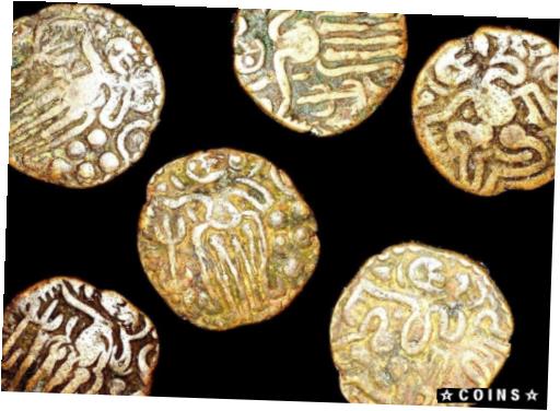  アンティークコイン コイン 金貨 銀貨  1 Medieval India, Chola Empire, Rajaraja Chola Coin, Derivative Series 985-1014