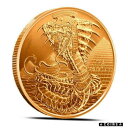 エジプト ドラゴン デザイン 1 オンス 銅 ラウンド コイン #6 ワールド オブ ドラゴン シリーズ カプセルEGYPTIAN DRAGON design ...