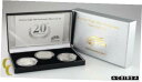 2006 シルバー アメリカン イーグル 20 周年記念 3 コイン セット、箱と証明書付き2006 Silver American Eagle 20th Anniversary 3-Coin Set w/ Box & CoA(3)