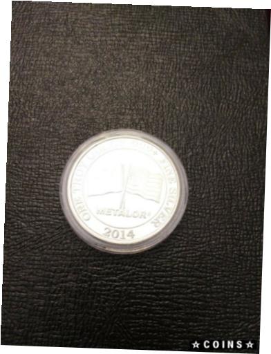 【極美品/品質保証書付】 アンティークコイン コイン 金貨 銀貨 [送料無料] 1 oz. .999 Fine Silver Round - Metalor 2014 - 6 2