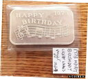 【極美品/品質保証書付】 アンティークコイン コイン 金貨 銀貨 送料無料 1973 HAPPY BIRTHDAY - 1 oz .999 Silver Art Bar -Crabtree Mint MB4