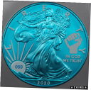 2020 U.S. シルバー イーグル ペイント イット ブルー カラーライズド BU UNC LIMITED ミンテージ 059/999 (MR2020 U.S SILVER EAGLE PAINT IT BLUE COLORIZED BU UNC LIMITED MINTAGE 059/999 (MR(3)