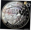  アンティークコイン コイン 金貨 銀貨  Victory in the Gulf United States Army Desert Storm Shield One Ounce .999 Toned