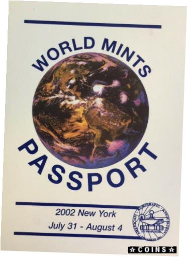 【極美品/品質保証書付】 アンティークコイン コイン 金貨 銀貨 [送料無料] 2002 ANA World Mint Passport 111th Convention New York coins from 18 countries