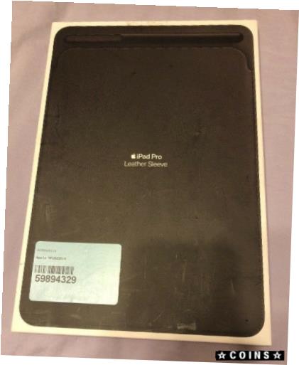 【極美品/品質保証書付】 アンティークコイン コイン 金貨 銀貨 [送料無料] NEW Apple iPad Pro (10.5-inch) Leather Sleeve - Black - MPU62ZM/A -