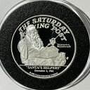 yɔi/iۏ؏tz AeB[NRC RC   [] Saturday Evening Post Santa Helpers 2 Troy Oz .999 Fine Silver Round Coin Medal