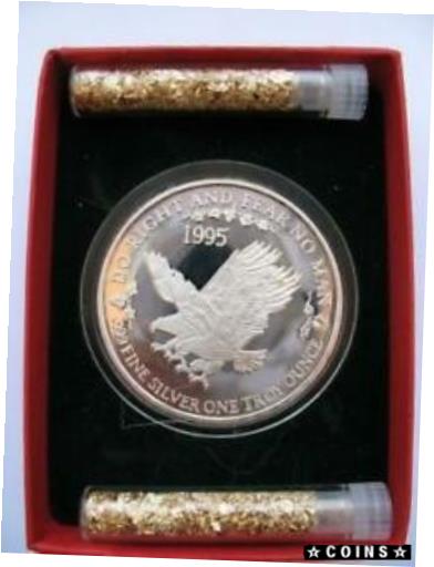 ڶ/ʼݾڽա ƥ    [̵] 1-OZ.999 SILVER RARE 1995 DOUBLE EAGLE FAMOUS NO CITY 1ST COIN DEL FRISCO'S+GOLD