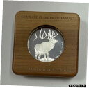  アンティークコイン コイン 金貨 銀貨  Lewis and Clark Bicentennial Elk 1oz Silver Proof Coin W/ Cap & Wood Box