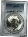  アンティークコイン コイン 金貨 銀貨  1976-S Eisenhower Ike Silver Dollar PCGS MS-68