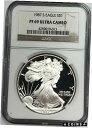  アンティークコイン コイン 金貨 銀貨  1987 S Silver Eagle NGC PF69 Ultra Cameo