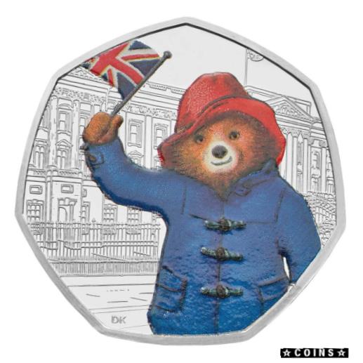 ڶ/ʼݾڽա ƥ    [̵] 2018 G Britain Paddington Bear At Buckingham Palace 8g Silver Proof 50p SKU54485