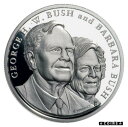  アンティークコイン コイン 金貨 銀貨  George and Barbara Bush Commemorative 1 oz Silver Gem Proof Medal GEM SKU56870