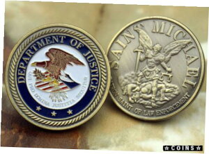 米国セントマイケル司法省フリーダムチャレンジコインアメリカンUSAU.S. SAINT MICHAEL DOJ DEPARTMENT OF JUSTICE FREEDOM CHALLENGE COIN AMERICAN USA