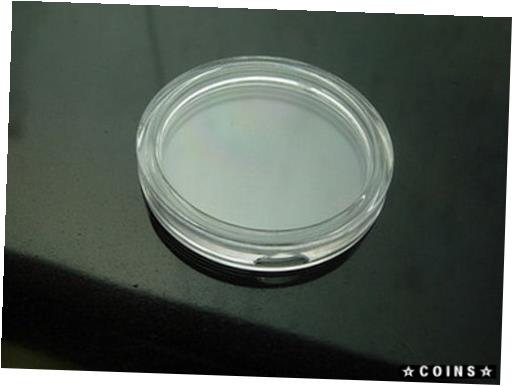  アンティークコイン コイン 金貨 銀貨  20x 40.8mm Plastic Capsules Holders Display Case for American Silver Eagle Coin