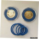  アンティークコイン コイン 金貨 銀貨  50 Capsule Case+Adjustable 16-41mm Ring For American Eagle Coin Dime Half Dollor