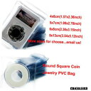100X 強力な透明プラスチックコインウォレット収納封筒ケースバッグホルダージップロック100X Strong Clear Plastic Coin Walle...