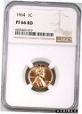 yɔi/iۏ؏tz AeB[NRC RC   [] 1964 Proof Lincoln Cent certified PF 66 RD by NGC!