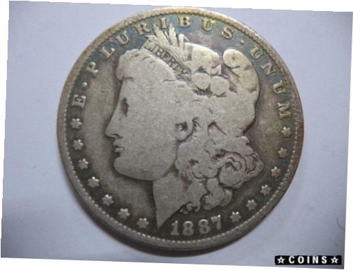 ڶ/ʼݾڽա ƥ    [̵] OLD 1887 O U.S.A MORGAN LIBERTY EAGLE 90% SILVER DOLLAR BULLION BARTER COIN+GOLD