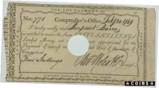 ڶ/ʼݾڽա ƥ    [̵] 1789 Connecticut Interest Paym...