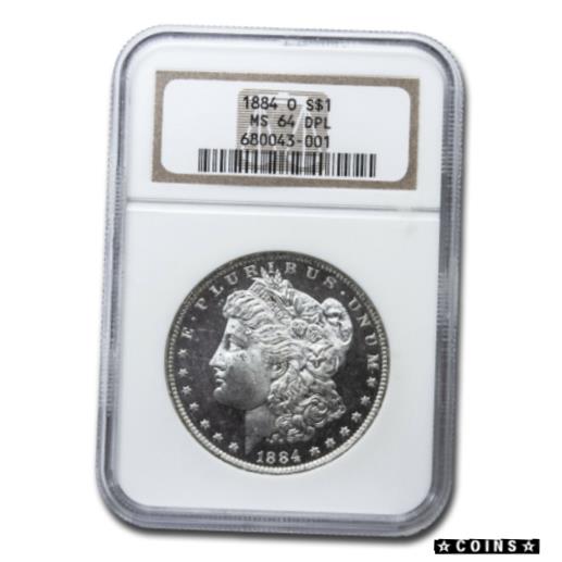  アンティークコイン コイン 金貨 銀貨  1884-O Morgan Dollar MS-64 DPL NGC - SKU#204789