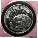 2007 モーターサイクル ライダー財団 1 トロイ オンス .999 純銀ラウンド コイン メダル2007 Motorcycle Riders Foundation 1 Troy Oz .999 Fine Silver Round Coin Medal