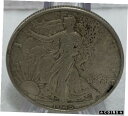 1945 D ウォーキング リバティ シルバー ハーフダラー F 5 アイテムで送料無料 11945 D Walking Liberty Silver Half...